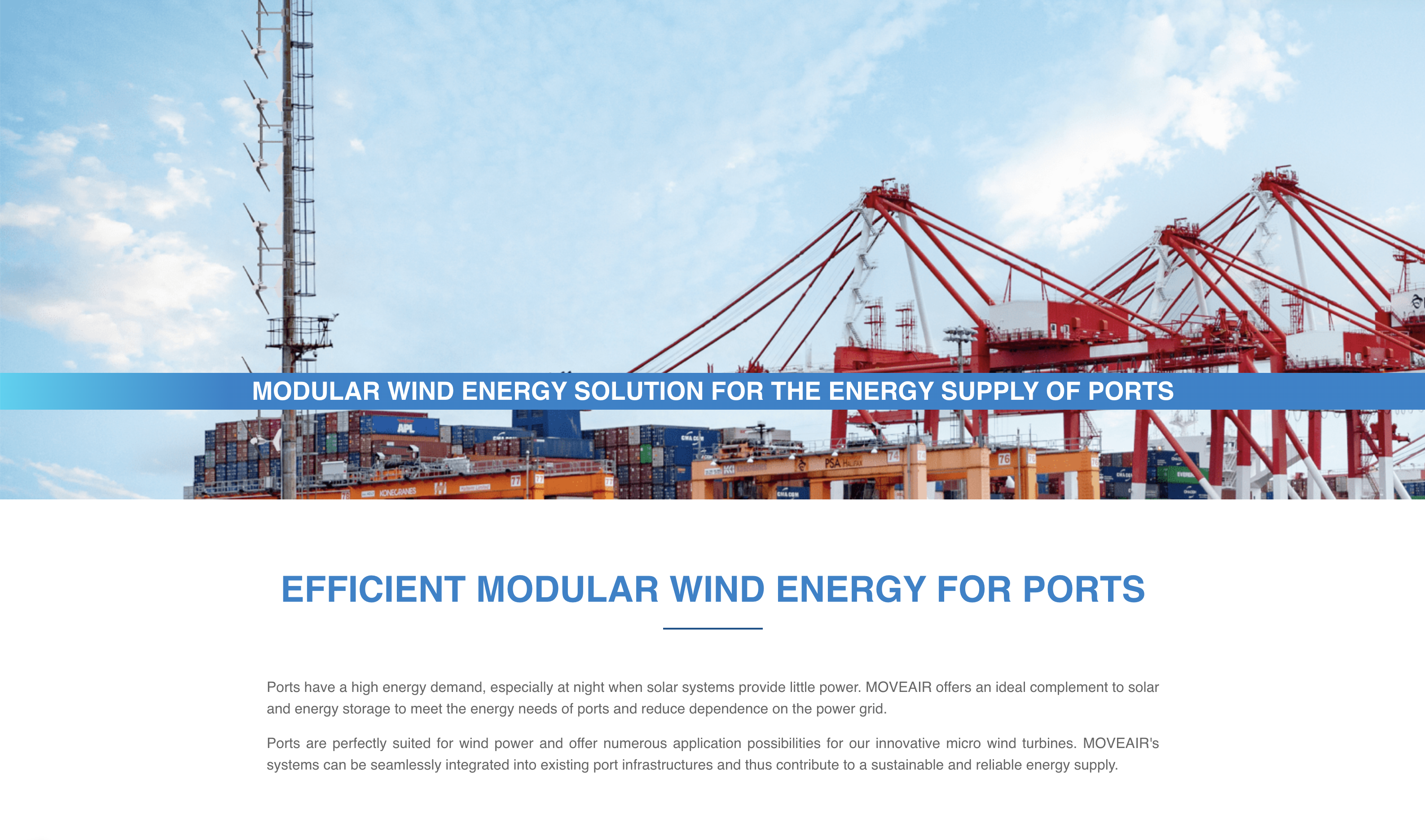 MoveAir - Distributed Renewable Generation & Siting Strategy